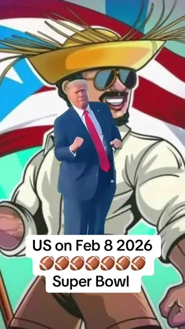 Súper bowl 2026 🫢🩵🇵🇷🏈#puertorico🇵🇷 #elbokisuciio #superbowl2026 #badbunny #maga 