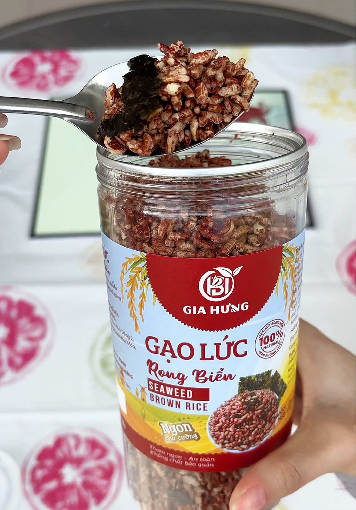 Gia Hưng - Hộp Gạo Lứt Rang Vị Rong Biển #anvat #riwiew #xuhuong 