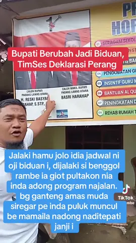 Timses Bupati Paluta Ajak Perang Bupatinya karena janji tidak ada yg ditepati #promoseruweekend #promomakangajian #tiktokviral #halakpaluta #fyppppppppppppppppppppppp #paluta_gunungtua #JelajahLiburan #tapseltiktok #pilkada #fyp #halakgunungtua #padanglawasutara #pilkadapaluta #paluta #fypviral #tapselmandailing #tabagsel #tabagseltiktok #gerindra 