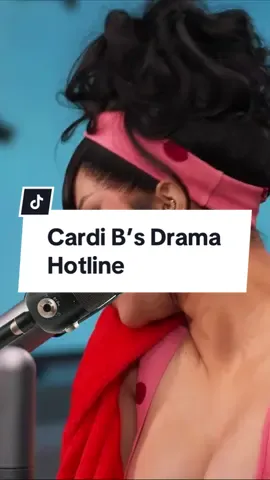 Cardi B’s Drama Hotline  #podcast #cardiB #applepodcast #amithedrama #funnytiktok 