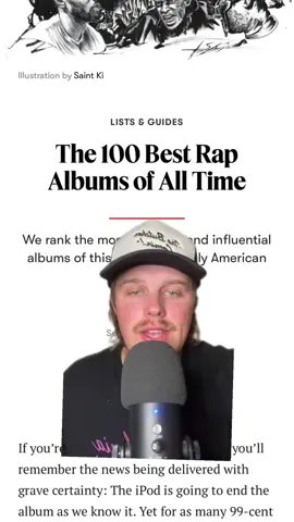 What do you think of the Best Rap Albums of All Time list? #rap #hiphop #kendricklamar #nas #kanyewest  Nas, Tupac, Kendrick Lamar, Drake, Kanye, Jay-Z, Tyler the Creator, Earl Sweatshirt, MF DOOM, GZA, and many other incredible artists featured. 