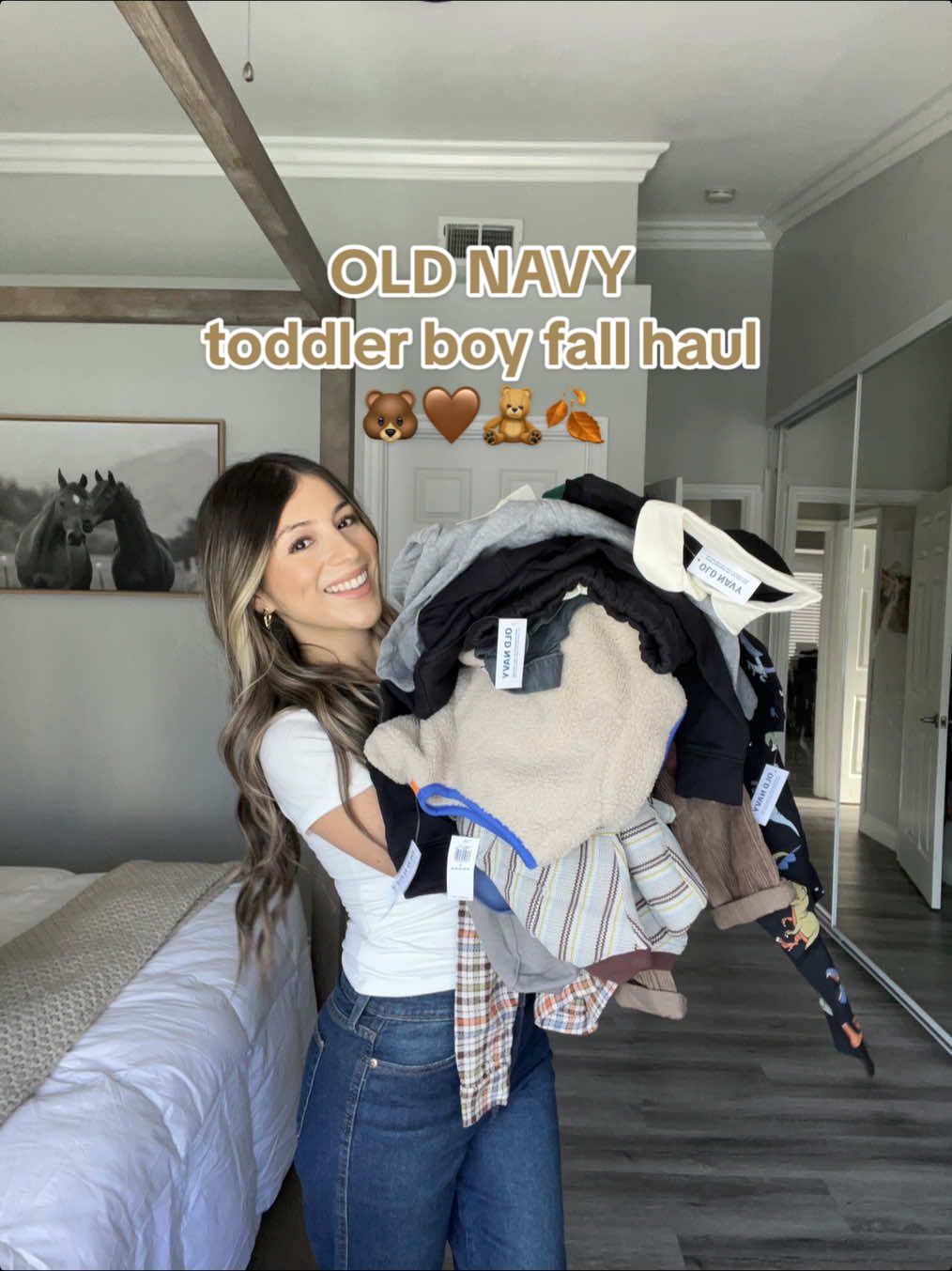 Why is shopping for our kids so much more fun & expensive 🙈  #toddlerboyfallhaul #toddlerboyfashion #oldnavyhaul #boymom #falloutfits 