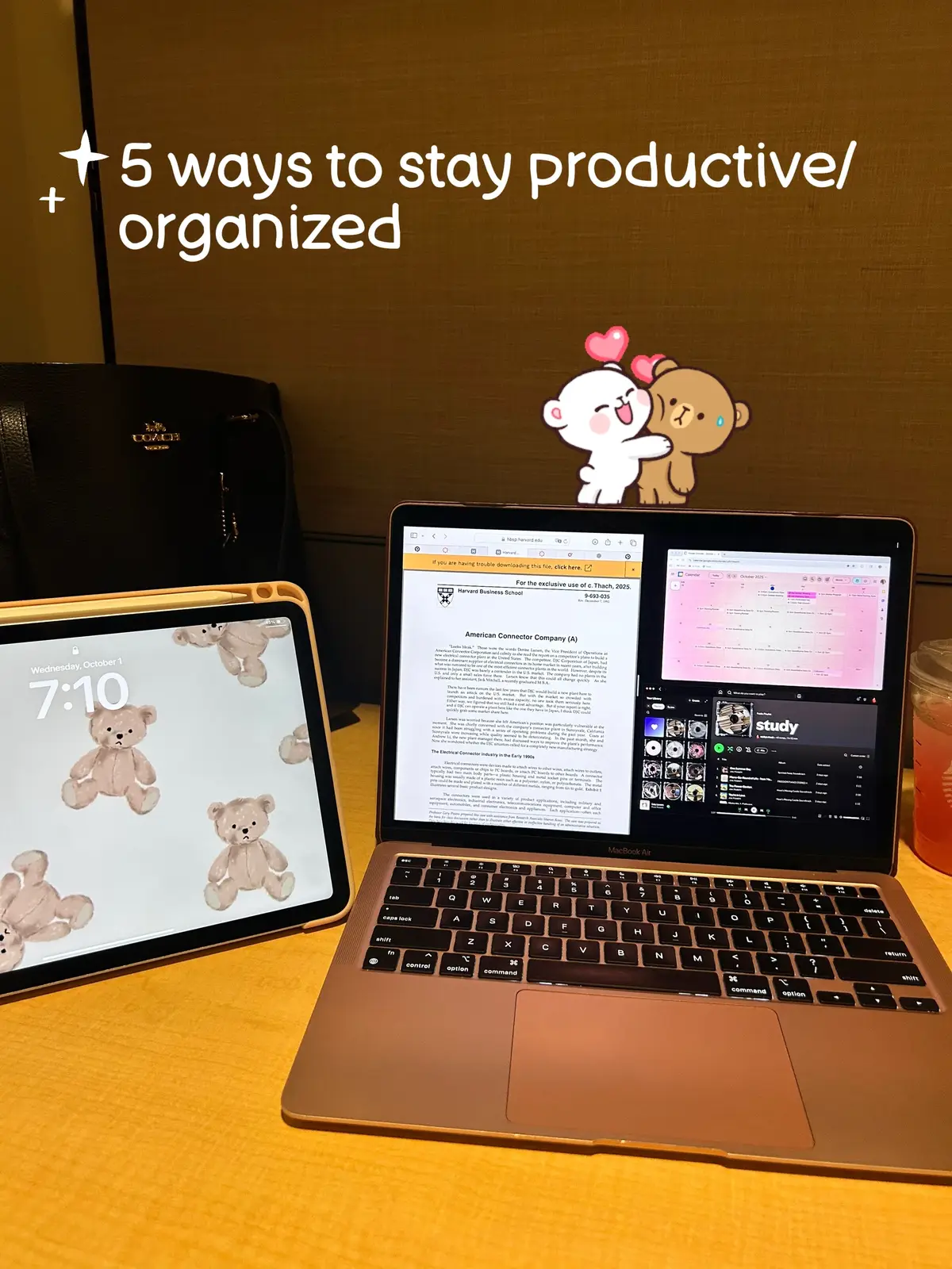 It’s only a good school year if you make it one💗 #study #studywithme #studytokaesthetic #StudyTips #collegelife 