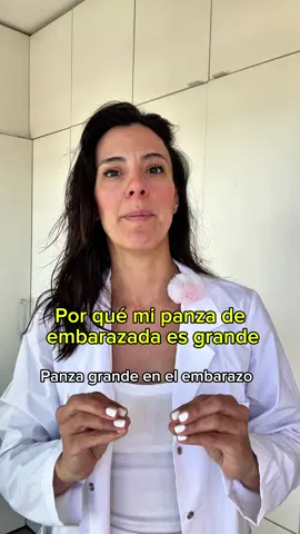 Panza grande en el embarazo #embarazo #embarazada #obstetricia #marivillarreal 