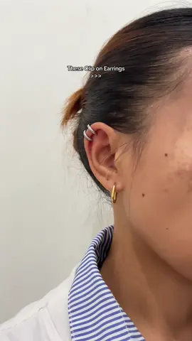 #cliponearrings #earrings #nonpiercedearsearrings #helixearrings #earringsformen 