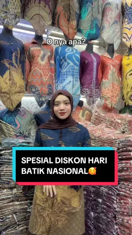 SELAMAT HARI BATIK NASIONAL🥰jangan lupa co batiknya dalam live ya😍#promoharibatik #batikindonesia #fyppppppppppppppppppppppp #kontentiktokshop 