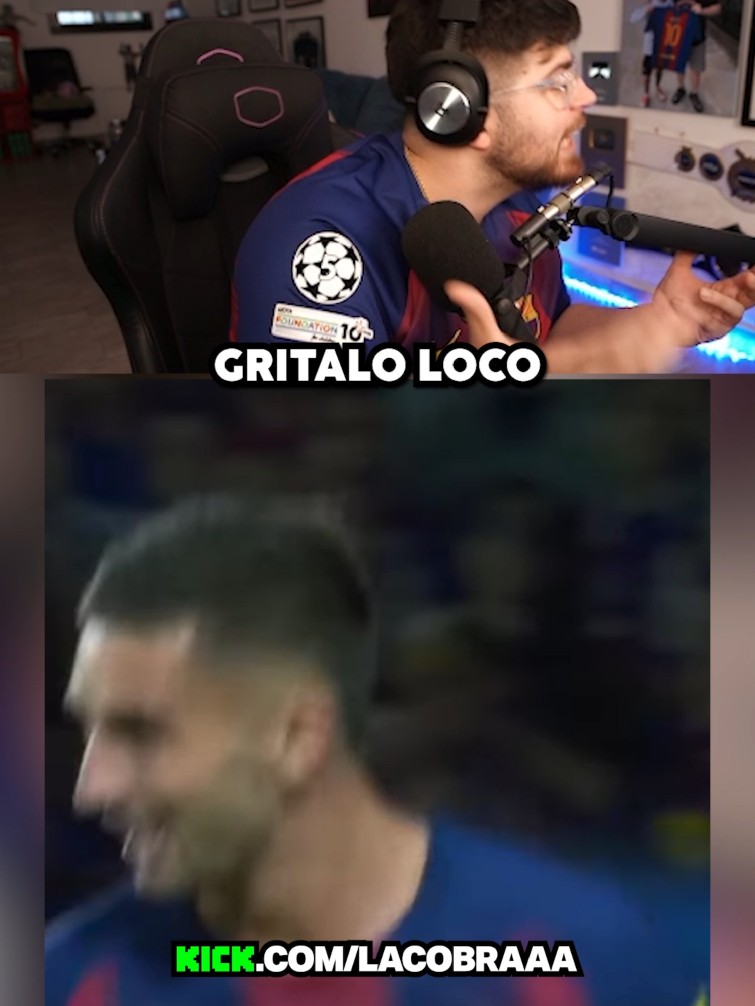 GRITALO BIEN CLOSS 😤😭😭 #lacobra