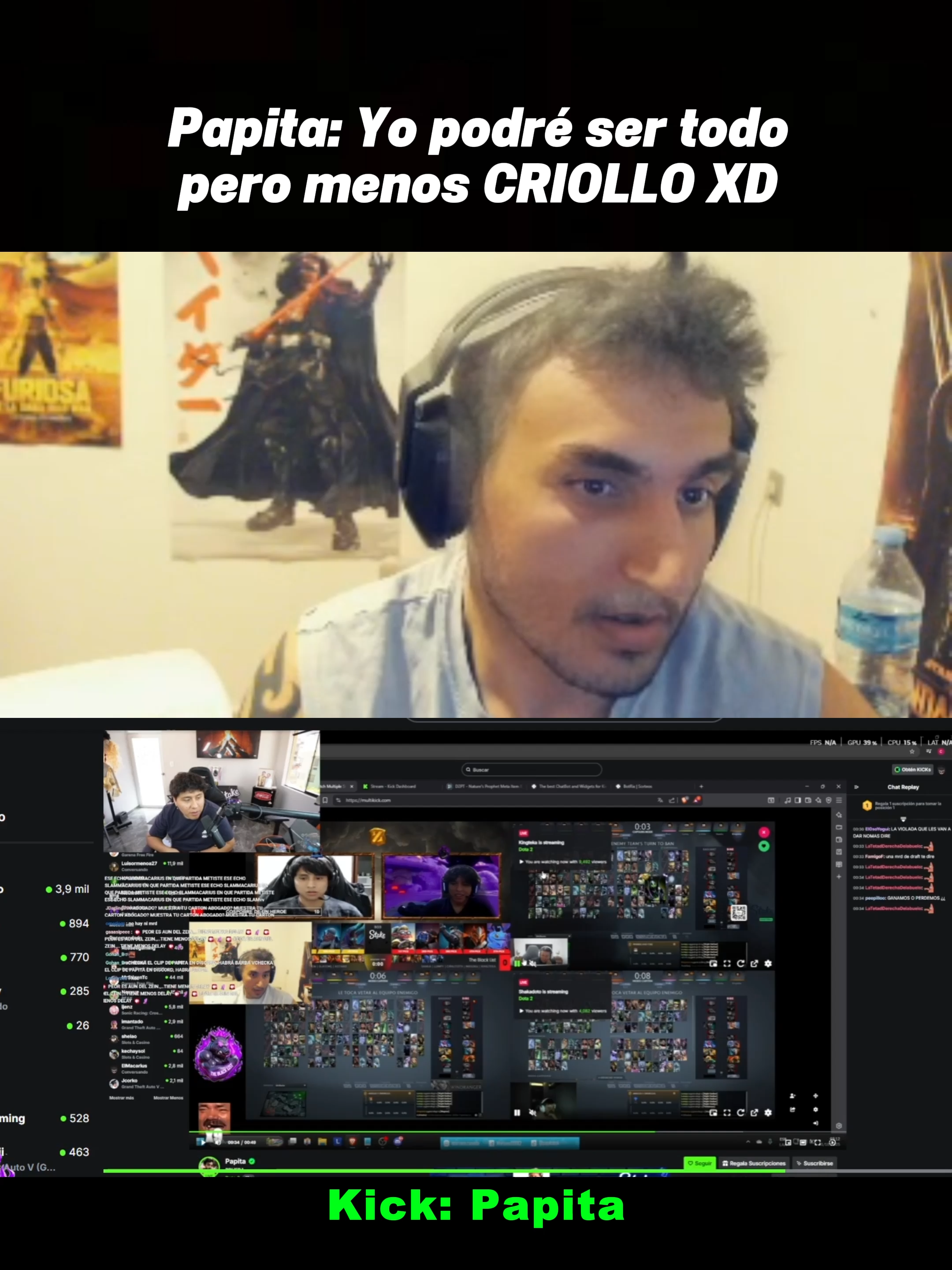 Papita responde a macarius #elmacarius #dota2 #kickstreaming #clips #kingteka #blacklist #zeinternacional #kick #torneo #peru #zeein #lima #dota #dota2memes #kickclips #papita #dota2memes #criollosperuanos #criollada #viral #arequipa #glogloking