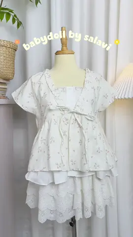 Mùa thu nhẹ nhàngg 🍂🍃🌳#outfit #babydoll #salavi #aoxinh 