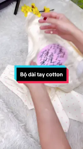 Bộ cotton dài tay cho bé mặc thu đông #xuhuong #mevabe #bobegai #bodaitaybegai #bothudongbegai 