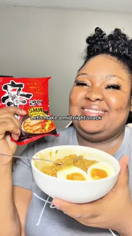 Kept seeing Shin Ramyun all over tiktok, so I had to try it myself…. and let me tell you, this creamy plus spicy did not disappoint.🔥🍜 @Nongshim Global  #ad #nongshim #shinramyun #spicyhappiness #midnightsnack 