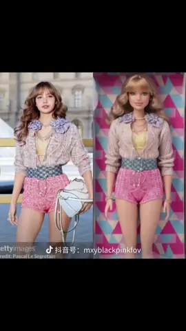 Lalisa real life Barbie 💗💖Lisa Paris Louis Vuitton #lisa #lisabarbie #louisvuitton #fyppppppppppppppppppppppp #foryou