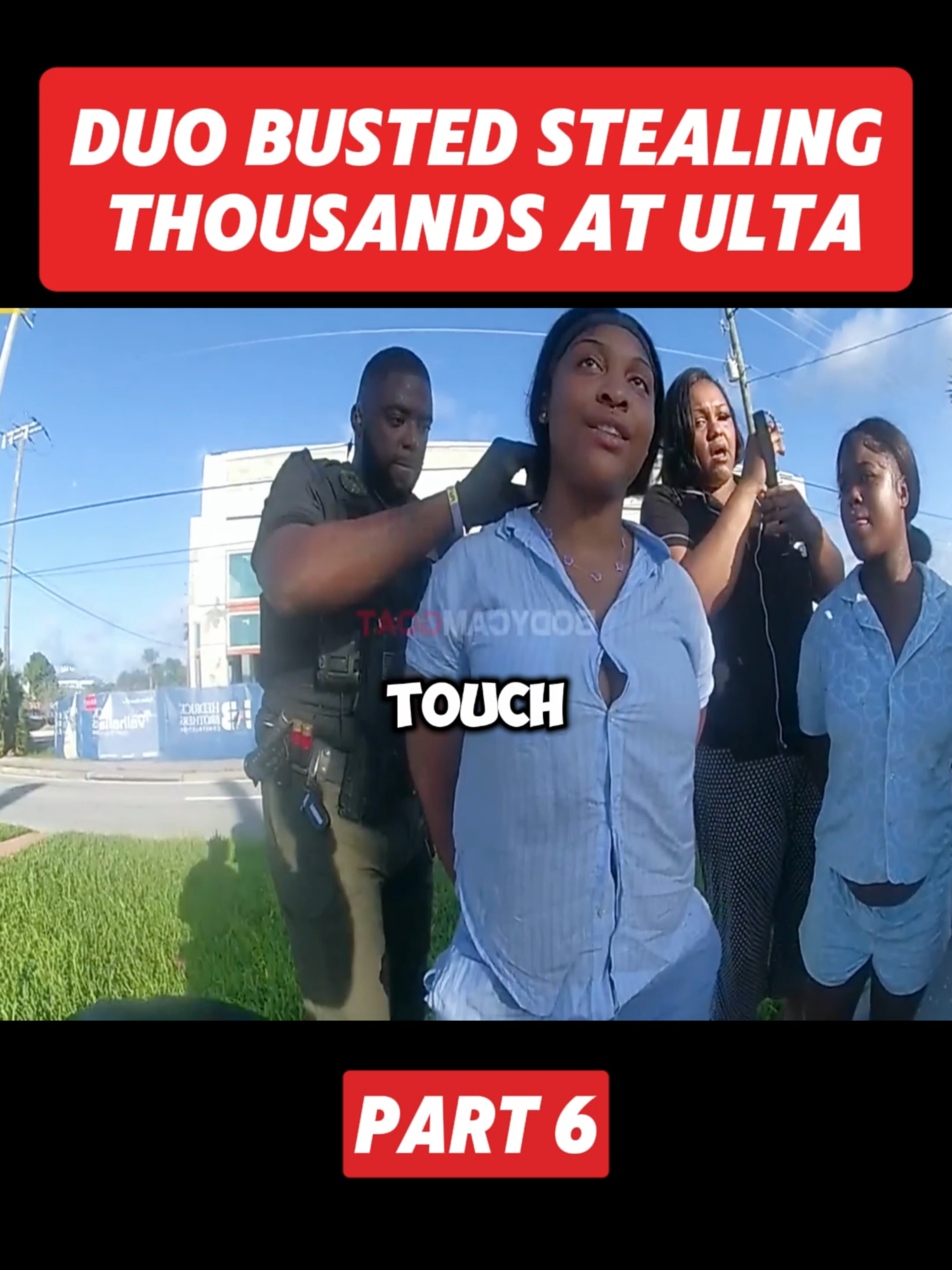 Duo Busted Stealing Thousands at Ulta P6 #cops #bodycam #policeofficer #policeoftiktok #fyp #videoviral