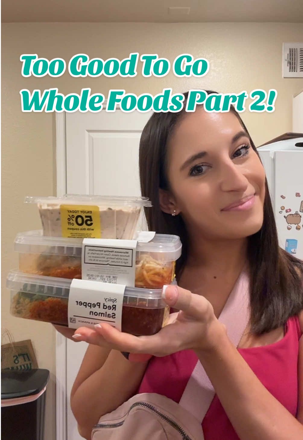 #TooGoodToGo Round 2 at Whole Foods! Tried a new location this time 👀 #wholefoods #wholefoodshaul #mysterybag #Foodie 