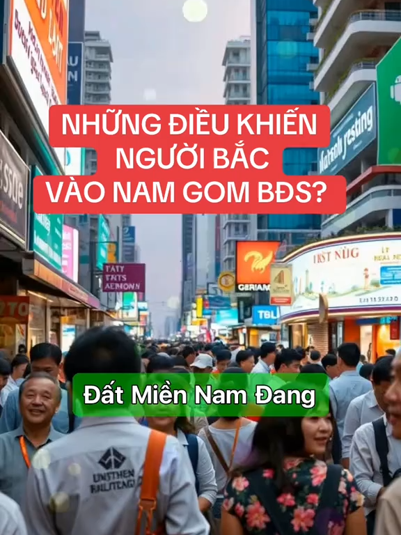 📈 Vì sao người Bắc ồ ạt vào Nam gom bất động sản? 1️⃣ Giá mềm – biên độ tăng hấp dẫn: So với Hà Nội, mặt bằng giá ở nhiều khu vực phía Nam vẫn còn “dễ thở”, tiềm năng nhân đôi trong vài năm tới. 2️⃣ Dòng tiền thông minh: Nhà đầu tư miền Bắc vốn “tinh tường”, luôn săn thị trường còn dư địa tăng trưởng. Nam Bộ chính là “mảnh đất vàng” hiện tại. 3️⃣ Hạ tầng bứt phá: Cao tốc, sân bay Long Thành, loạt đại đô thị mọc lên → cơ hội tăng giá gần như chắc chắn. 4️⃣ Đa dạng sản phẩm: Từ đất nền, shophouse, biệt thự sinh thái tới căn hộ trung tâm, tất cả đều có thanh khoản tốt và phù hợp nhiều dòng vốn. 🔥 Vậy nên không khó hiểu khi người Bắc đang “Nam tiến”, gom hàng trước khi sóng lớn ập đến. Ai chậm chân… rất dễ lỡ chuyến tàu cơ hội! 🚀 #xuhướng#xuhuong#xuhuongtiktok#viralvideo #BatDongSan #NamTien #GomHang #SongDauTu #BDS2025 #NguoiBacVaoNam #CoHoiVang #DauTuThongMinh #TrendBatDongSan