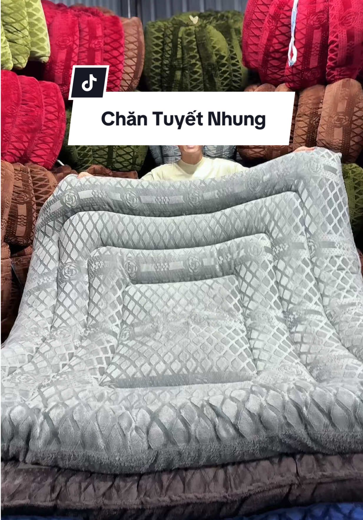 Chăn coco lông thỏ #haohomhinh #chantuyetnhung 