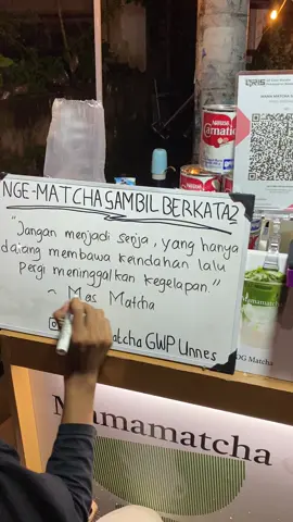 Mari belajar ikhlas untuk setiap hal yg tidak di takdirkan untuk kita😊 @Mamamatchadrink  #mamamatchadrink #mamamatchagwpunnes #kulinerunnes #unnessemarang #fyp 