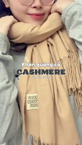 Mang ngay mùa đông tới đâyyy, tui đã sẵn sànggg #khanquangco #khanquangcomuadong #khancashmere #chotdontiktok #xuhuong 