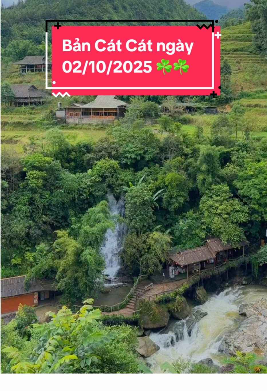 Sau cơn mưa, trời lại sáng ☀️ Một buổi sáng đẹp trời ngày 02/10/2025 tại bản Cát Cát thân yêu. ♥️ #bancatcat #hmong #sapa 