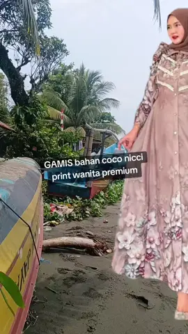 AYRAA GAMIS bahan coco nicci print wanita premium #gamiswanita #gamiskekinian #gamismuslimah #dressgamis #fyp 