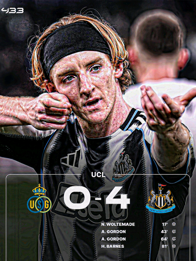 Gordon Celebration🙀🔥 #anthonygordon #newcastle #football #footballedit #heroestonight 