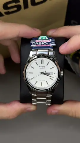Em th.ứ.c gi.ấ.c khi đêm muộn … MTP1239D  trắng , si.ze 38mm dễ lên tay , chỉ 1.xtr #donghochinhhang #dongho #donghocasio #casio #donghonam 