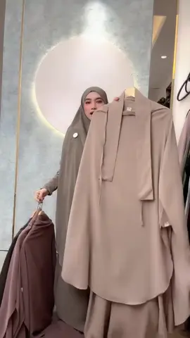 Cari gamis adem? (CRS) Gamis Luna Set Khimar Fortaleza bahannya premium dan sudah UV, cocok dipakai sehari-hari!
