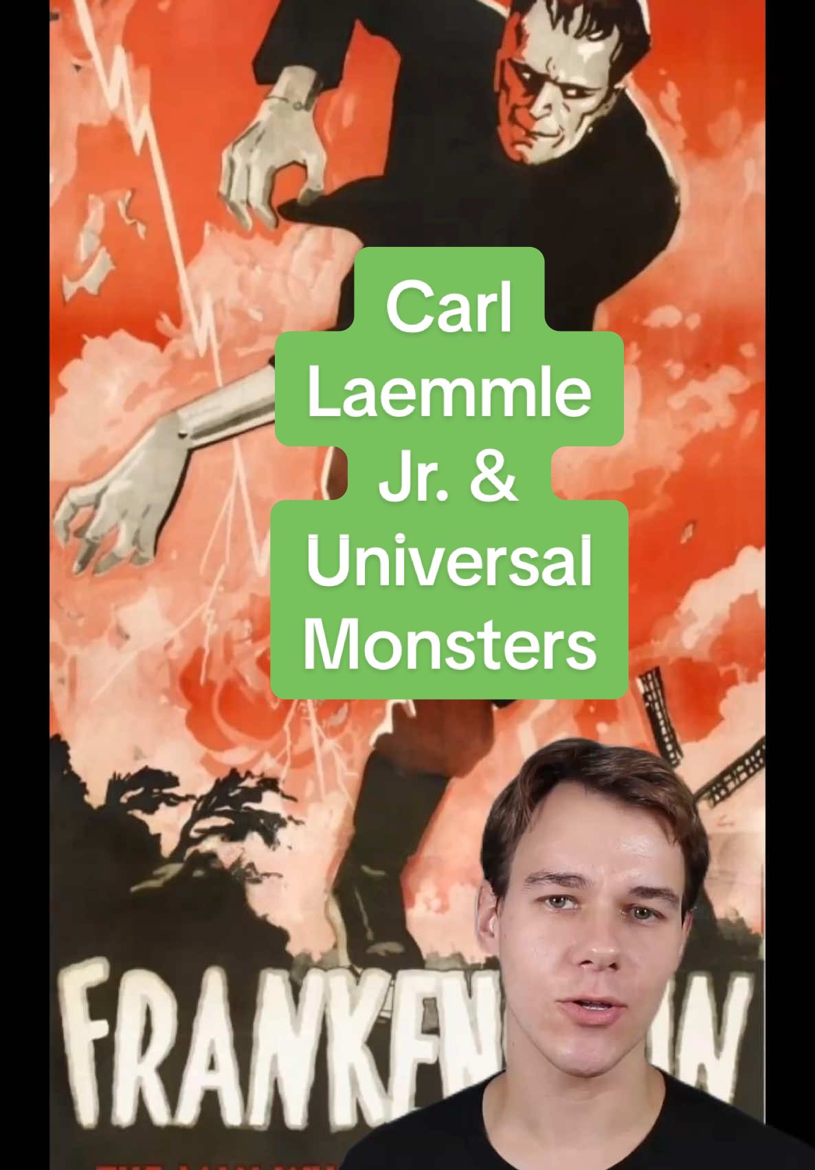 Carl Laemmle Jr. and the birth of the Universal Monsters 🧟‍♂️ #hollywoodhistory #filmtok #oldhollywood #universalmonsters 