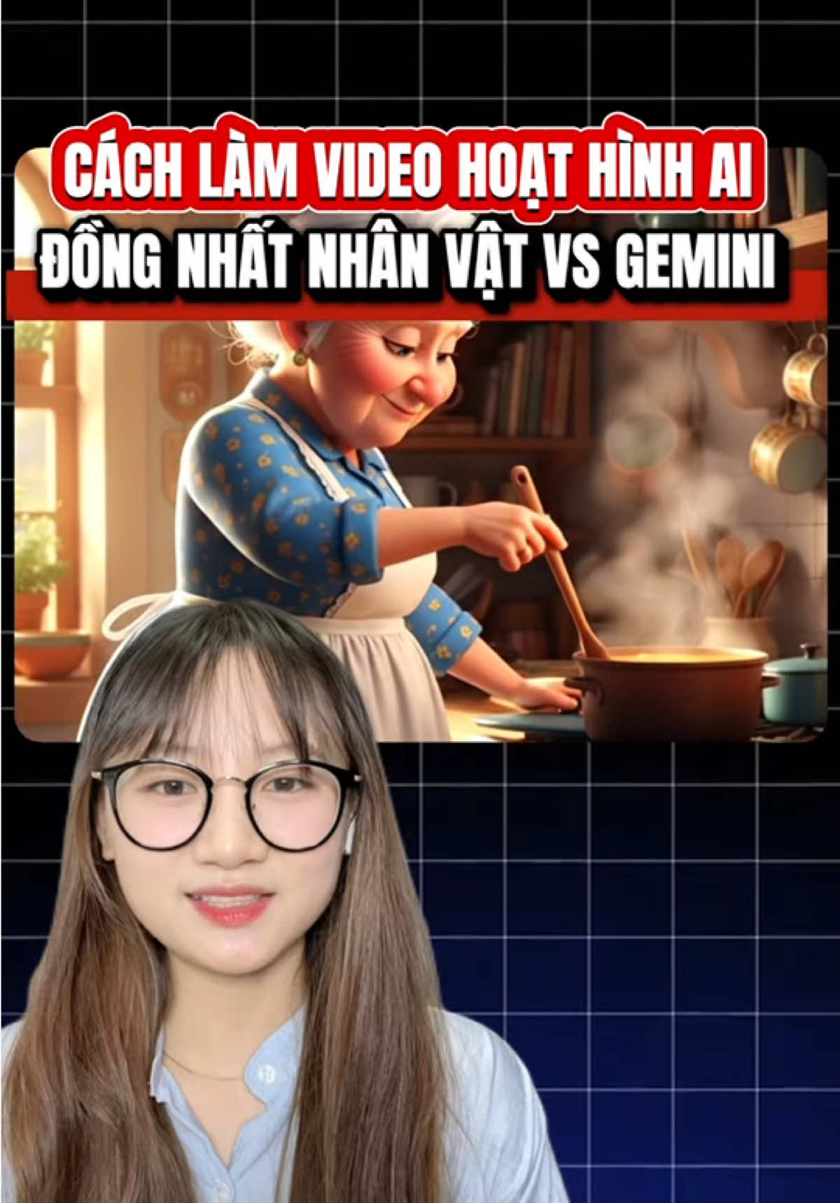 Hướng dẫn cách tạo video hoạt hình AI đồng nhất nhân vật vs Gemini VEO3 #gemini #veo3 #taovideohoathinh #appsngon #xuhuongtiktok 