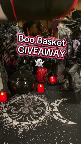 A Boo Basket Giveaway. Who would you give this boo basket to? Or would you keep it for your spooky self? #boobasket #maymei #nbc #spookygifts #fypシ 
