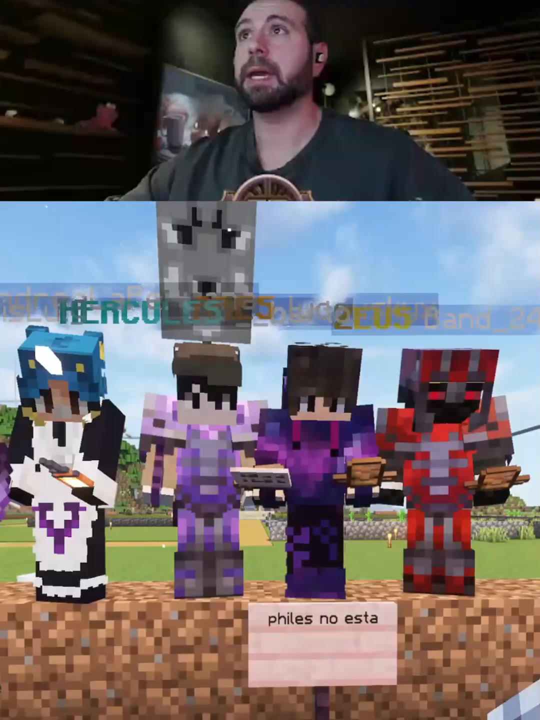 casi me mata el jefe :c #lobosnocturnos #vegetta777