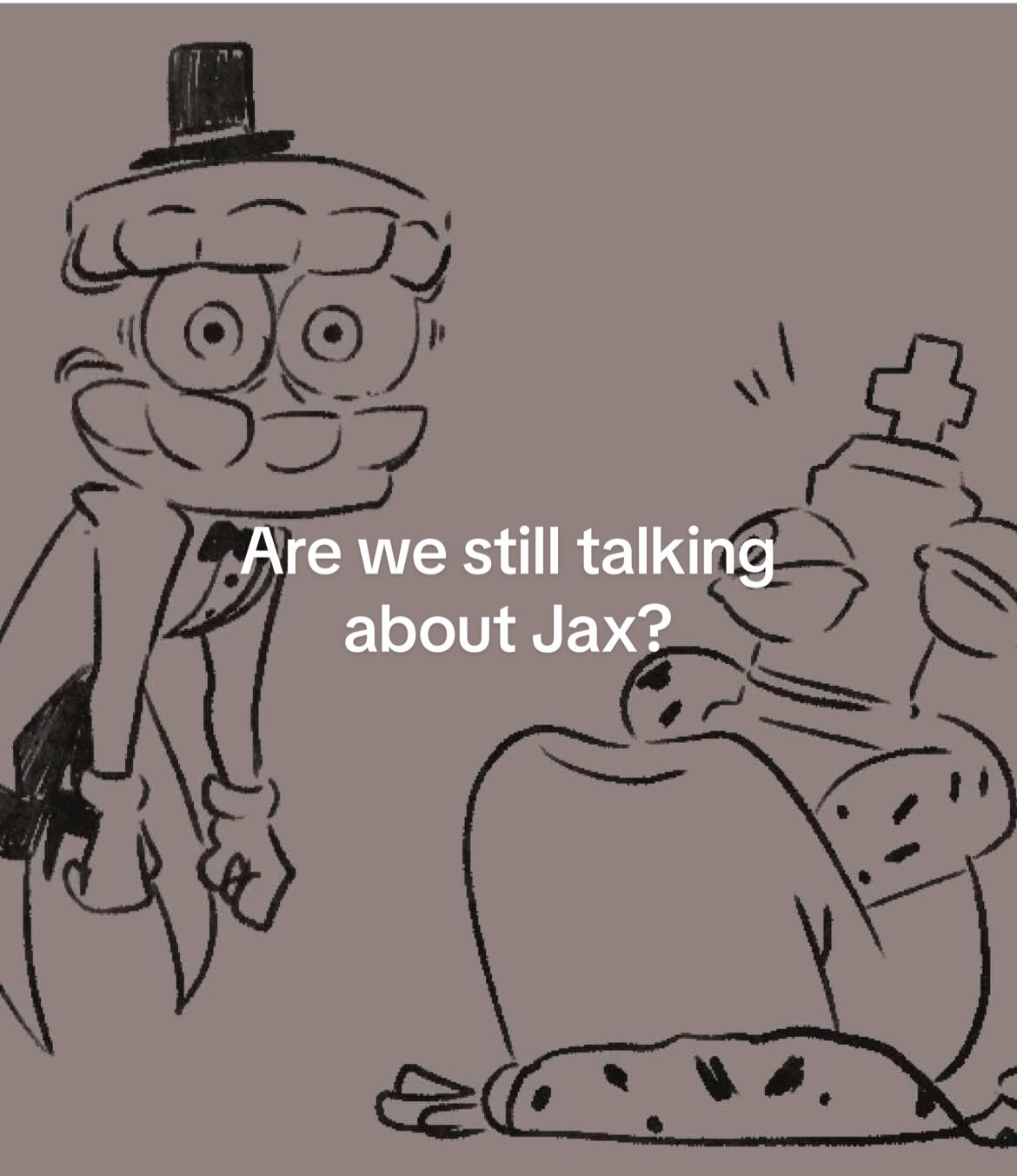 Are we still talking about Jax?! Animatic of the recent gameplay of the tadc voice cast #animation #tadc #jax #theamazingdigitalcircus #pomni 