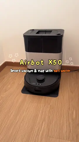 A warm welcome to our little helper 🌸 Airbot X50 Strong suction power for daily cleaning, with the sweetest bonus 60°C hot mop that leaves the floor fresh and non-sticky✨ It come with auto hot mop cleaning & drying, no smelly mop ~ Making life and cleaning so much easier for us 🤍 #Home #airbotsingapore #robot #airbotmalaysia #airbotindonesia  @Airbot @Airbot Indonesia 