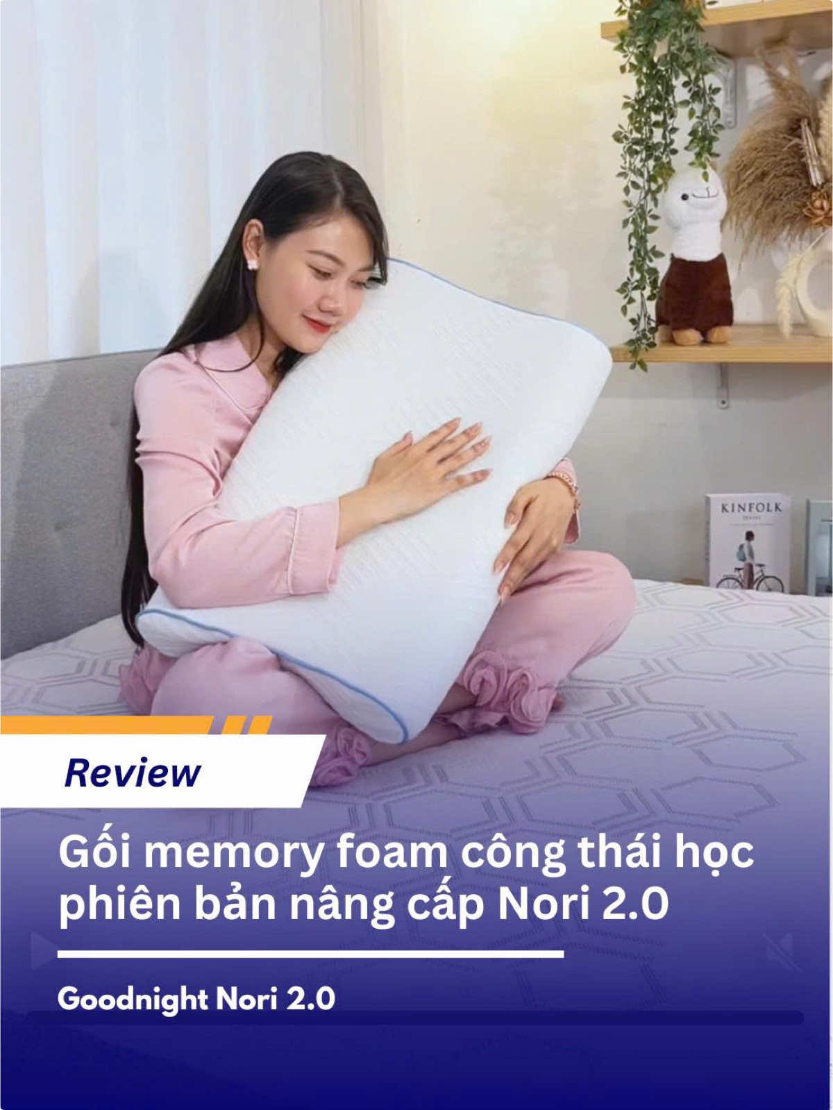 Ngủ êm, ngủ sâu cùng gối foam vũ trụ Goodnight Nori 2.0 #VuaNem #Vuanem18tuoi #Goodnight #goifoamvutru #goicongthaihoc 
