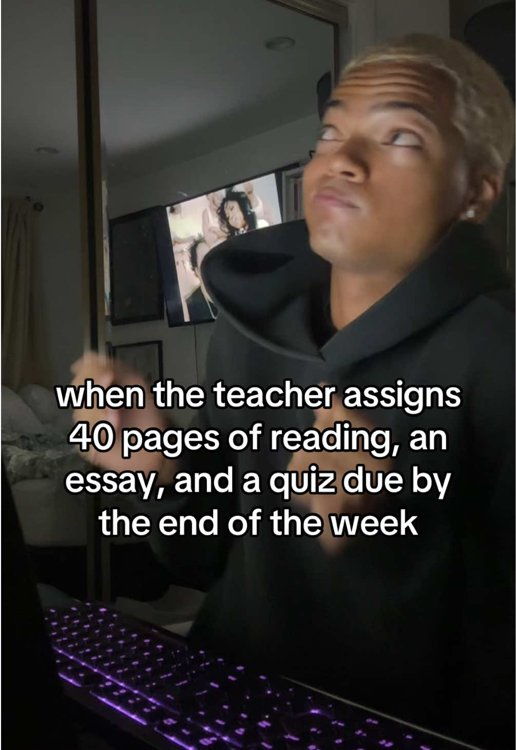 College is crazy bruh #college #student 