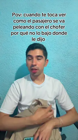Ni por que grito bajaaan 😂 #chofer #pasajero #transportepublico #humor #comedia 