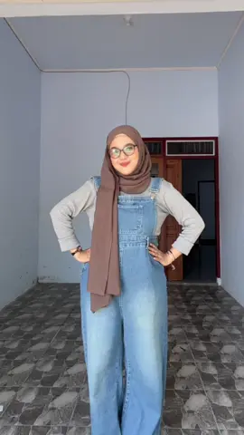 #overall #jumpsuit #ootdhijabstyle #fyp 