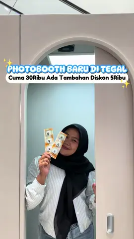 Ada Diskon 5Ribu nih guys ‼️😍 Syaratnya cuma :  - follow instagram @angelsphotobooth8  - follow tiktok @Angel'S Photobooth  - share vidio ini ke story kamu, tag akun Angels Photobooth dan tag 3 teman kamu 😉 Promo diskon berlaku di weekday (senin-jum’at) yaa  Yuk langsung aja agendakan foto bareng di @angelsphotobooth8 guys ‼️ 📍pacific mall lantai dasar depan pizza hut deket eskalator  #tegal #ivanazulkha #fyp #photobooth #fotoboxtegal 
