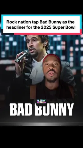 Rock nation tap Bad Bunny as the headliner for the 2025 Super Bowl #BadBunny #RockNation #PuertoRico #ice #BadBunnyFan