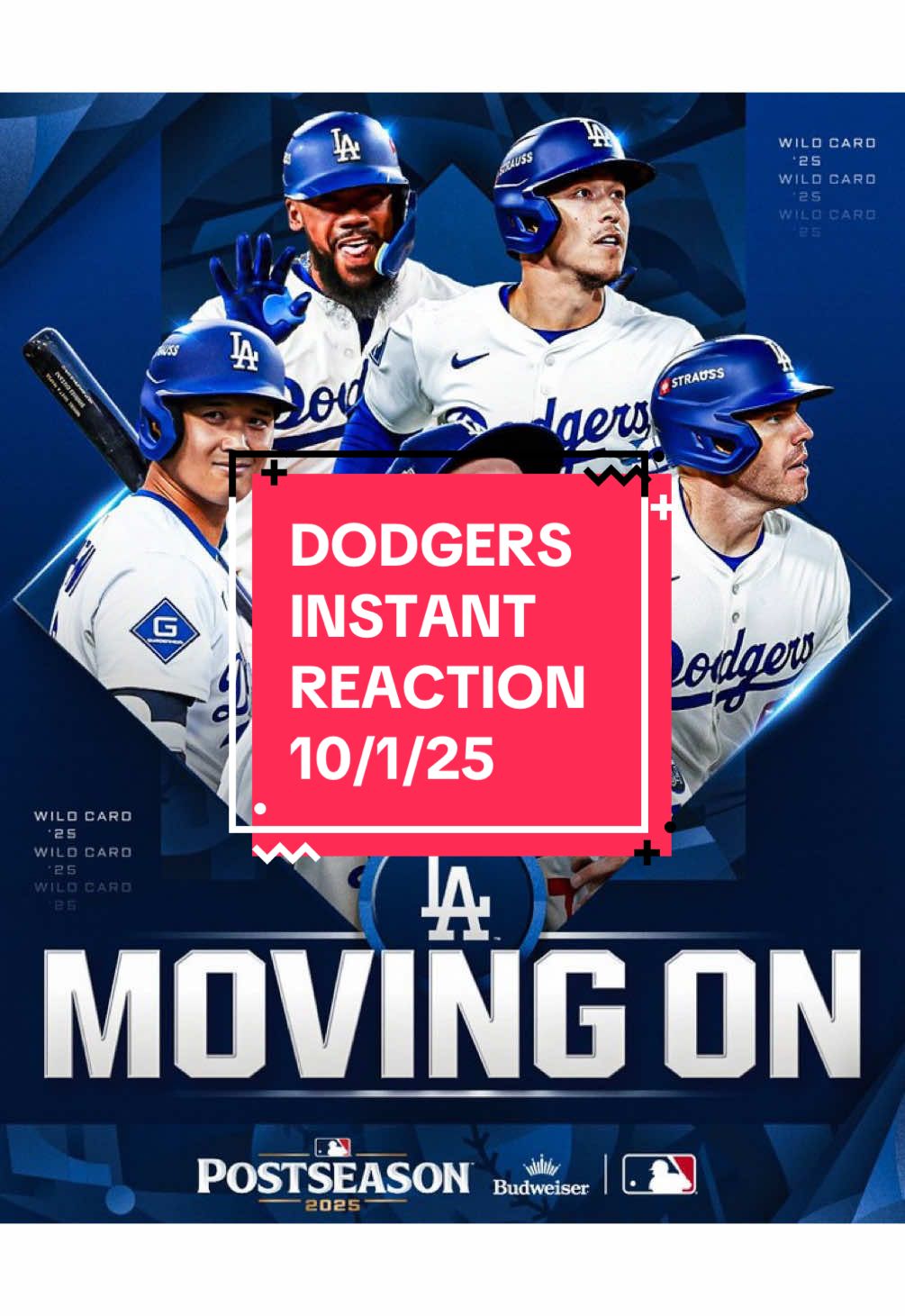 DODGERS INSTANT REACTION 10/1/25 #losangelesdodgers #dodgersreaction #cincinnatireds #mlbplayoffs #MLB 