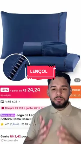 Jogo de lençol barato #tiktokshop #lencol 