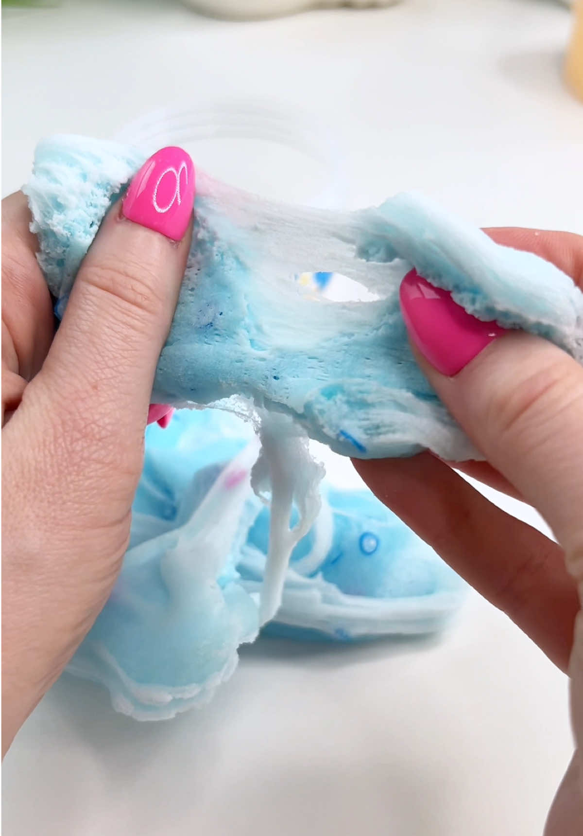 leaving icee slime out to dry 🫠  #slime #slimes #asmr #satisfying #oddlysatisfying 