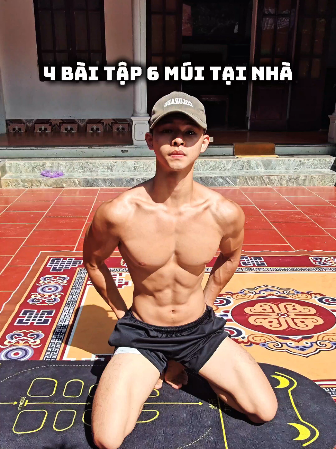 4 bài tập 6 múi tại nhà #gymmotivation #gym #truyendongluc #quockhongcuoi #xuhuong 
