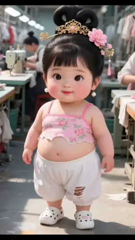 Cute baby girl dancing #xuhuong #baby #dance #cutebaby #babydance 