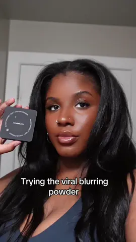 never thought I could wear translucent powder 😩 thank you @carslan_us 🩷🩷 #makeup #blurringpowder #tiktokshop 
