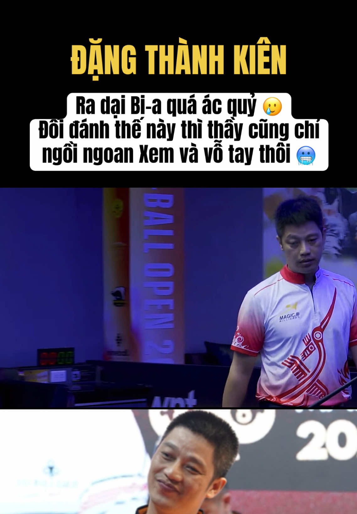 Đối thủ quá đẳng cấp 😢 Đánh này thì chịu thôi 🥶 #kienmagic #dangthanhkien #billiards #xuhuong #thinhhanh 