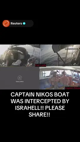 CAPTAIN NIKOS BOAT WAS INTERCEP BY ISRAHELL!! PLEASE SHARE