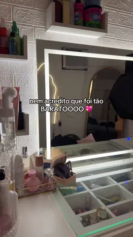 Eu nem acredito que foi tão baratooooo #espelholed #espelho #tiktokshop 