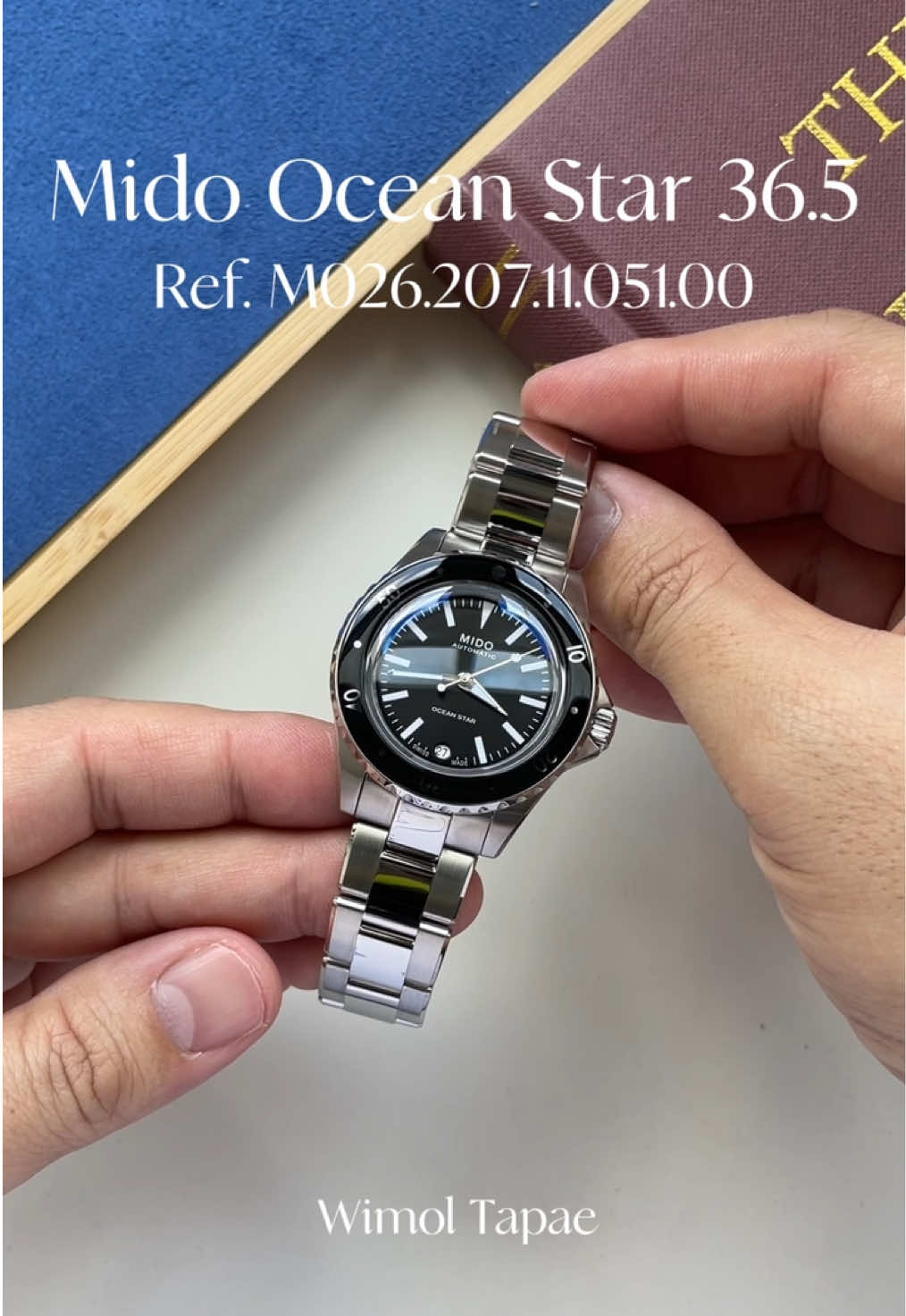 Mido Ocean Star 36.5 นาฬิกาดำน้ำที่ไม่เน้นดำน้ำกับขนาดเคสตัวเรือนที่ใครก็ใส่ได้ #midowatches #wimoltapae #วิมลท่าแพ 