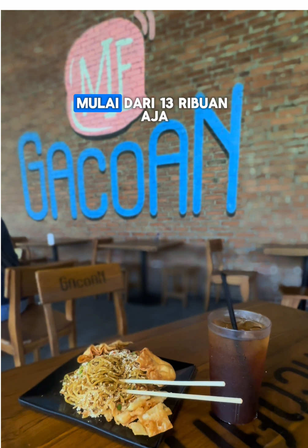 Promo Mie Gacoan 1 mie + 1 es teh jadi cuma 13rban aja! Buruan di beli sebelum kehabisan yaaa Caranya :  1️⃣ Klik lokasi di video ini  2️⃣ Pilih MENU YANG KAMU MAU 3️⃣ Lakukan pembayaran (Virtual Account, GoPay, Dana). Setelah berhasil, kamu akan dapat BARCODE. Tunjukkan ke kasir 📌 Note: * Berlaku 60 Hari * Wajib menunjukkan barcode ketika check-in * No cash, transaksi hanya melalui klik lokasi di video ini #MieGacoan #NexMieGacoan #MieGacoanbali  #nexentertainment #promoseruweekend 